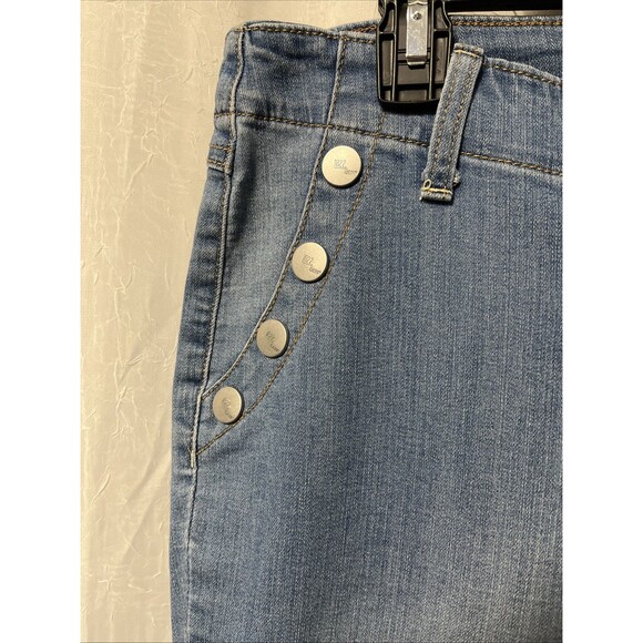 1822 Denim Vintage Denim High Rise Sailor Lizzy Jeans Size 14 - Picture 3 of 8